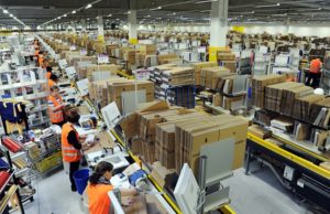 Photo of Amazon shipping facility